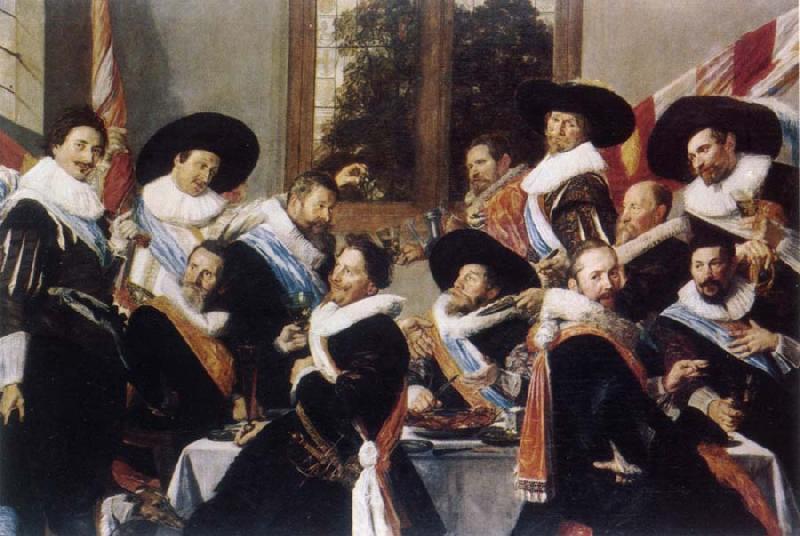 Frans Hals Festmabl of the officers of the St. Jorisdoelen in Haarlem oil painting image